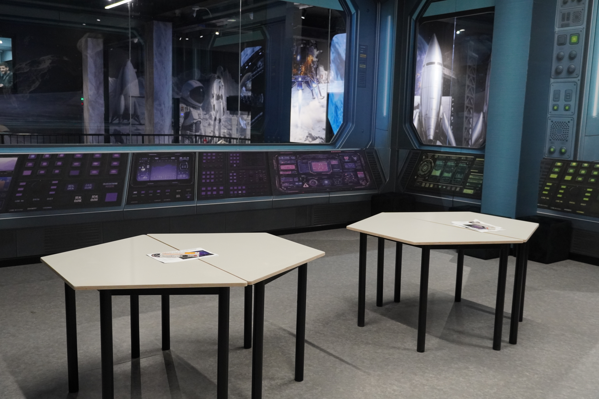 המראה, טיסה, נחיתה - מרכז האימון למשימה